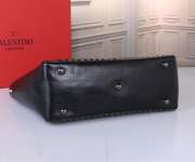 Valentino Black Garavani 2way Silver Bucklet 33x26x12cm - 4