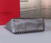 Valentino Purple Garavani 2way Silver Bucklet 33x26x12cm - 5