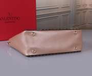 Valentino Pink Garavani 2way Silver Bucklet 33x26x12cm - 6