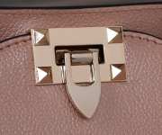 Valentino Pink Garavani 2way Silver Bucklet 33x26x12cm - 4