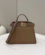 Fendi Brown Peekaboo 27×11×22cm - 1