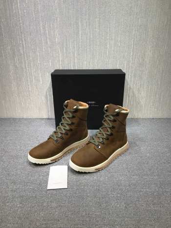 Rick Owens & Hood Rubber Brown boot