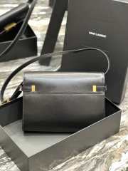 YSL Manhattan Shoulder Bag In Black 29x20.5x7cm - 4