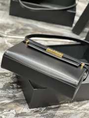 YSL Manhattan Shoulder Bag In Black 29x20.5x7cm - 6