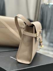 YSL Manhattan Shoulder Bag In Beige 29x20.5x7cm - 6