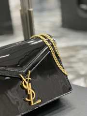 YSL Cassandra Medium in Black 22x16.5x5.5cm - 6