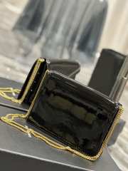 YSL Cassandra Medium in Black 22x16.5x5.5cm - 5