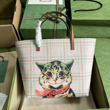 Gucci Tote Bag Cat 21x20x10cm