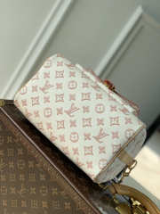 Louis Vuitton Speedy Material Canvas in White 25x19x15cm - 4