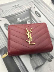 YSL Wallet 2 colors with Gold Bucklet 12x10x3cm - 1