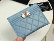 Chanel Iridescent boy card holder 7.5x11cm - 4