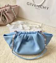 Givenchy Blue Small Kenny Shoulder Bag 32x22x17cm - 5