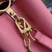 Louis Vuitton Capucines in Pink 27×18×9cm - 3