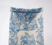 Dior Book Tote Cornflower Blue Toile de Jouy Embroidery - 3