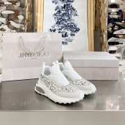 Jimmy Choo Memphis White Sneaker - 1