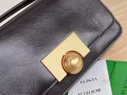 Bottega veneta black with gold buckle 21.5x5.5x12cm  - 6