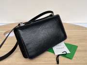 Bottega veneta black with silver buckle 21.5x5.5x12cm - 6