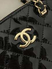 Chanel Clutch Glossy leather & Gold Hardware 11×16×5.5cm - 5