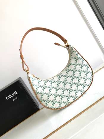 Celine Triomphe Ava Green 23x13.5x6cm