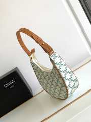 Celine Triomphe Ava Green 23x13.5x6cm - 2