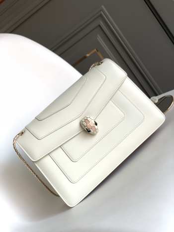 Bvlgari Serpenti Forever White 27.5x18x7cm