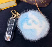 LV Mink Fur Charm 3 colors - 6