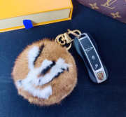 LV Mink Fur Charm 3 colors - 4