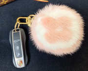 LV Mink Fur Charm 3 colors - 3