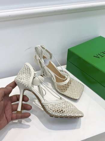 Bottega Veneta Beige High Heels 8cm