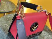 Fendi Peekaboo Pink 25X18cm - 2