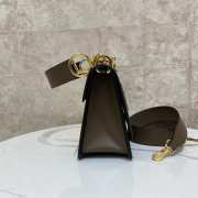 Fendi Peekaboo Dark Brown 25X18cm - 4