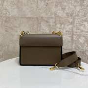 Fendi Peekaboo Dark Brown 25X18cm - 3