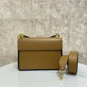 Fendi Peekaboo Brown 25X18cm - 6