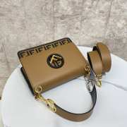 Fendi Peekaboo Brown 25X18cm - 5