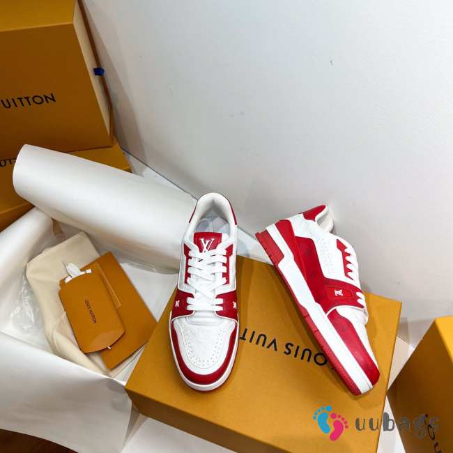 Louis Vuitton LV Trainer Red - 1