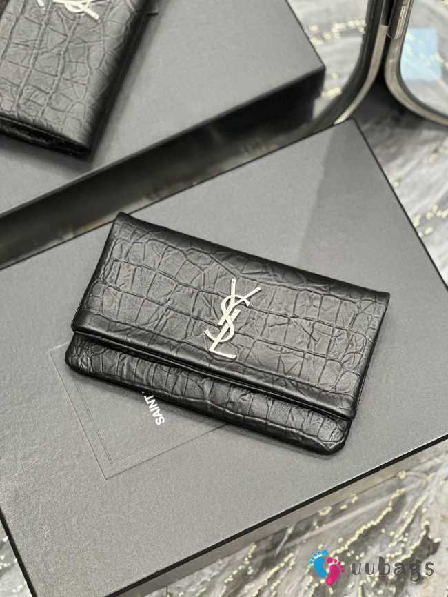 YSL Wallet West Hollywood in Black 22×13×4cm - 1