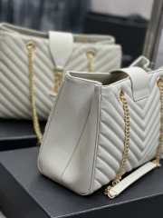 YSL Classic Shopper white 33×22×15cm - 4