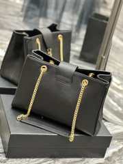 YSL Classic Shopper Black 33×22×15cm - 5