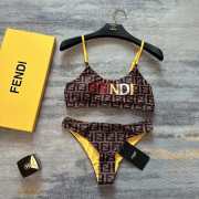 Fendi Bikini Brown B001 - 1