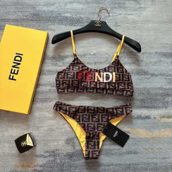 Fendi Bikini Brown B001