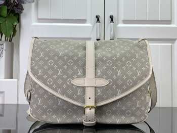 Louis Vuitton Monogram Saumur Grey 30x20x10cm