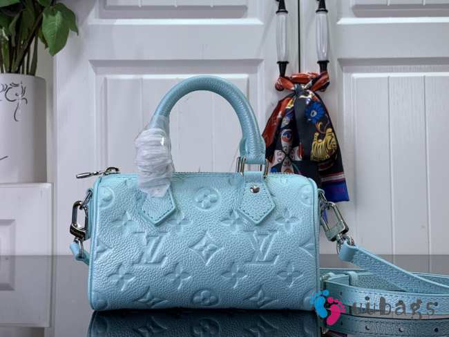 Louis Vuitton Nano Speedy Blue 16x10x7.5cm - 1