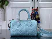 Louis Vuitton Nano Speedy Blue 16x10x7.5cm - 1