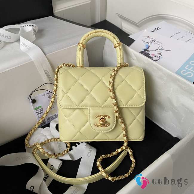 Chanel 23S AS4035 Vintage Yellow 15x15.5x7.5cm - 1