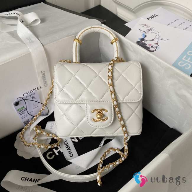 Chanel 23S AS4035 Vintage White 15x15.5x7.5cm - 1