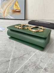 D&G Girls Green bag in plain calfskin 21x14.5x3cm - 2