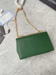 D&G Girls Green bag in plain calfskin 21x14.5x3cm - 3