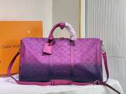 LV Keepball Taurillon Illusion Blue/Pink 50x29x23cm - 1