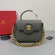 Versace La Medusa Grey Handbag J06119 26x12x20cm - 1