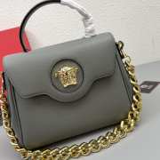 Versace La Medusa Grey Handbag J06119 26x12x20cm - 2